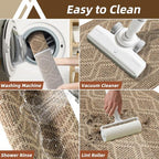 COSY HOMEER Kitchen Rugs Sets of 2 Non-Slip Washable,20”x30“+20”X48“ - Image 6