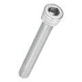 Kozelo 10pcs Socket Head Cap Screws - [M6-1 x 45mm] 304 Stainless Steel Allen Socket Drive for Electrical Motor 3D Printing Fan Engine Replacement Use, Silver