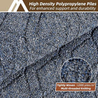 COSY HOMEER Kitchen Rugs Sets of 2 Non-Slip Washable,60x24Inch/35X24Inch - Image 2