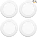 Sunco LED Disc Lights Ceiling 6 Inch, Flush Mount Disk Light, Recessed Can Lighting, 1050 LM, 15W (75W Equivalent), 4000K Cool White, Dimmable, Damp Rated ETL 4 Pack.