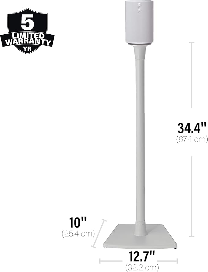 Sanus Fixed Height Speaker Stands for Sonos Era 100 Pair WSSE12