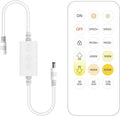 Pandery CCT LED Controller Kit,iOS/Andriod App Control 2.4G RF Wireless Remote Control,CCT LED Controller/Dimmer,for 2PIN CCT LED Strip Light,with Timing Function,Music Mode,Group Control