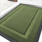 OLANLY Front Door Mat Outside 29.5x17, All-Season Heavy-Duty Rubber Doormat by OLANLY