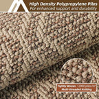 COSY HOMEER Kitchen Rugs Sets of 2 Non-Slip Washable,20”x30“+20”X48“ - Image 2