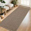 BEQHAUSE Dirt Trapper Door Mat 32" x 72", Non-Slip Washable Doormats, Beige by BEQHAUSE