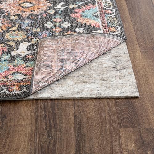 Mohawk Home Non Slip Rug Pad 6' Round - 1/2" Thick Felt + Latex Rubber Gripper - Dual Surface Cushion for Hardwood, Carpet, Tile Floors, Made in USA - Image 6