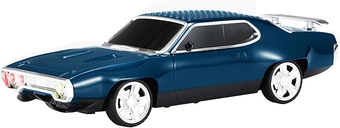 Retro Car Bluetooth Speaker with HD Stereo Sound, TWS Pairing, LED Party Lights, Built-in Microphone, Portable Wireless American Vintage-Style Bluetooth Speaker for Home, Office & Outdoor (Blue)