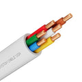 Syston 18/6 Thermostat Doorbell HVAC Heating Control Cable Wire, 18 AWG 6 Conductors 100% Solid Copper Conductors CL3R/FT4/CMR Riser-Rated, UV Resistant RoHS for Low Voltage Applications Use