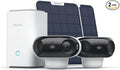 REOLINK 4K Dual-Lens 180° Outdoor Wireless Security Camera, ColorX Night Vision, Solar Cameras with Local Encrypted Storage, 5G/2.4GHz WiFi 6, No Subscription, Home Hub with 2X Argus 4 Pro