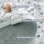 Yamaziot Washable Runner Rug, 2x8 Non-Slip Boho Vintage Hallway Kitchen Rug - Image 4