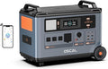 OSCAL PowerMax 6000 Solar Generator, 3600Wh LFP Battery Power Station, Expandable to 57.6kWh, 120/240V Split Phase Voltage 6000W AC Outlets (9000W Peak), 2200W/1.96H Fast Charging, Emergency for Home