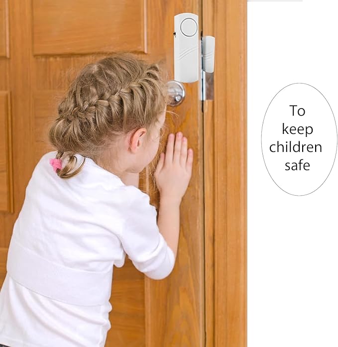 Door Window Alarm, 90DB Door Alarms for Kids Safety, Wireless Sensor Door Window Burglar Alarm-Window Pool Alarms for Home (20 Pack)