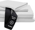 THE LAD COLLECTIVE 3.0 Bedding Set Twin XL Size 4 Pieces Premium Bed Set with Fitted Sheet, Top Sheet, and 2 Pillowcases, Malibu White