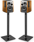 PERLESMITH Universal Floor Speaker Stands for Surround Sound up to 22LB, 27.56 Inch Bookshelf Speaker Stand for Klipsch, Polk, Yamaha & Other Large Satellite, Bookshelf Speakers, Studio Monitors,1 P