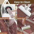 COSY HOMEER Kitchen Rugs Sets of 2 Non-Slip Washable,20"x30"+20"x48" - Image 7