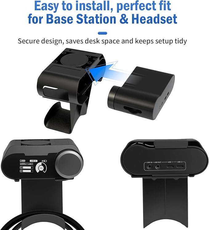 FSNIWEKO Under Desk Headphone Hanger Stand for SteelSeries Arctis Nova Pro Wireless-Arctis Pro Wireless NOVA Magnetic Mount Secretlab Magnus Version,Headphone Holder for Arctis Nova Pro Wireless