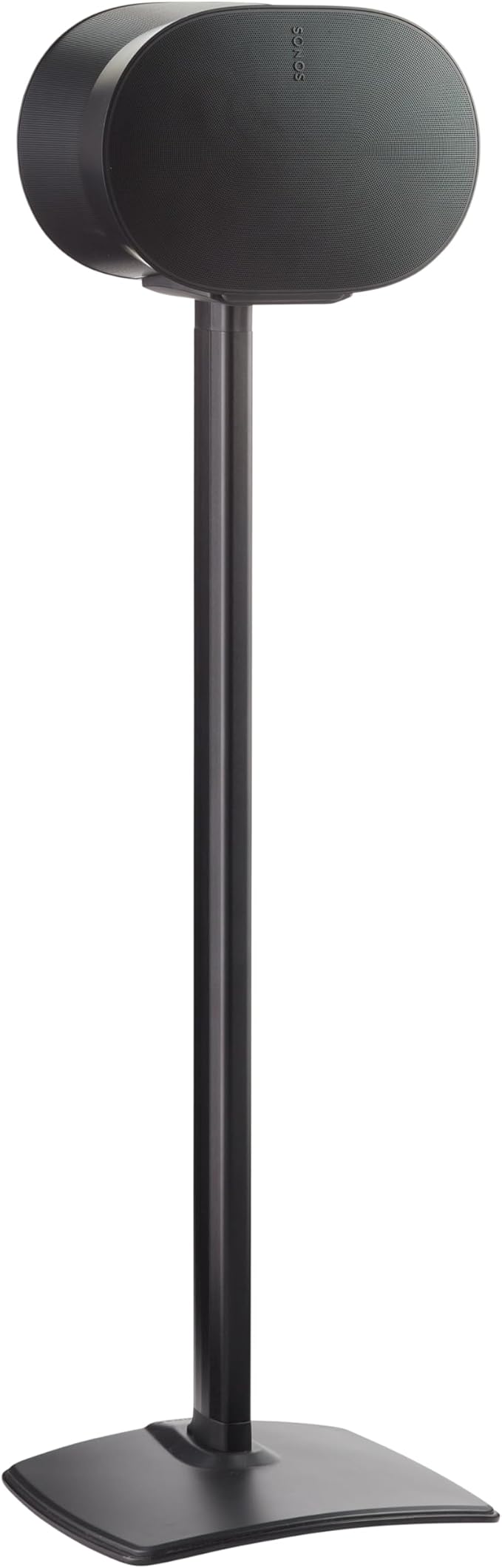 Sanus Speaker Stand for Sonos Era 300™ - Fixed Sonos Speaker Stand w/Easy 3 Step Assembly - Includes All Hardware, Carpet Spikes & Rubber Feet - Black Single Stand
