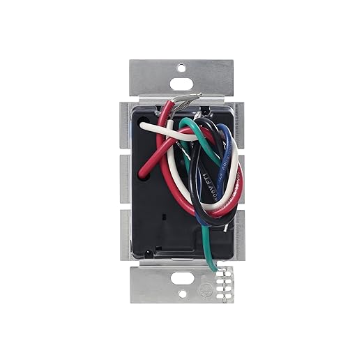 Lutron Caseta Original Smart Switch (Lutron Smart Hub Required), for LED Lights and Fans, 6 Amp, Single-Pole/3-Way, Neutral Required, PD-6ANS-WH-2, White, 2 Pack