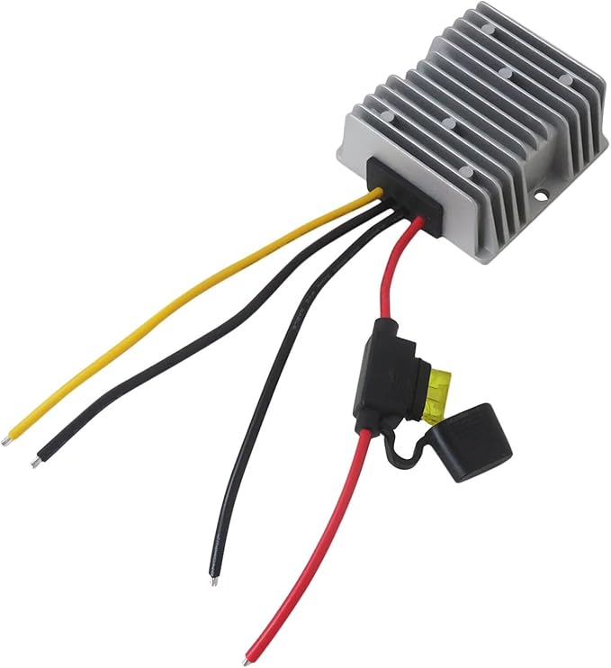 48V to 12V for Golf cart Voltage Reducer 240W 20A, Step Down Converter Regulator with Fuse