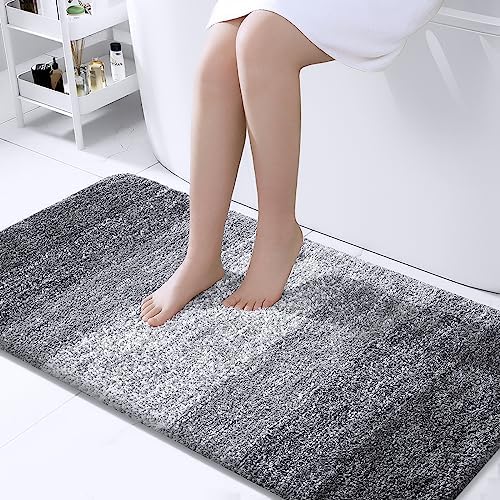 OLANLY Bathroom Runner Rug 44x24, Extra Soft Absorbent Microfiber Bath Rugs by OLANLY