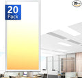 CycevSun 20 Pack 2x4 LED Flat Panel Light Drop Ceiling 0-10V Dimmable, 30/40/50W Selectable, 3000K 4000K 5000K Switchable, 5500LM, 120-277V, ETL Listed