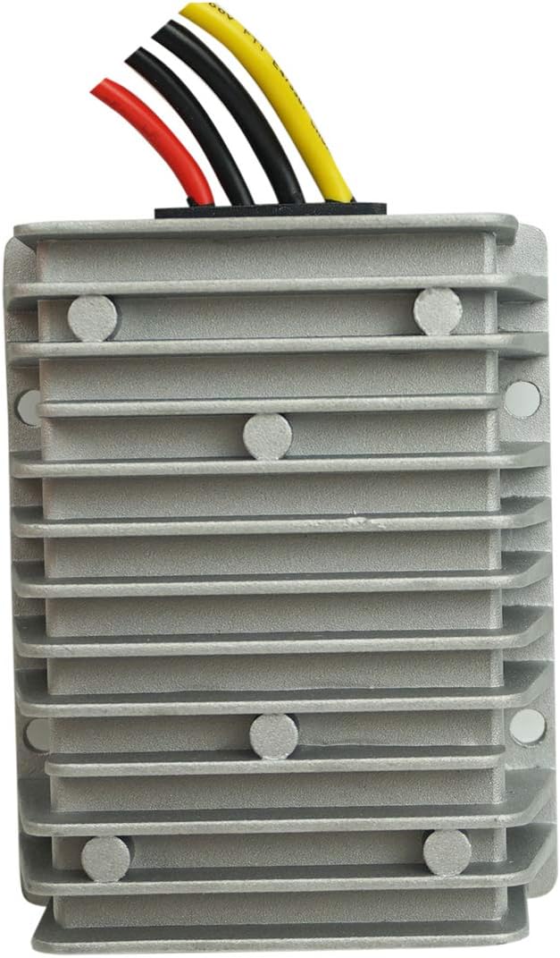 Proshopping Golf Cart DC Converter Regulator, 36V 48V Step Down to 12V 30A 360W Voltage Reducer, Big-Size DC/DC Power Supply Module Buck Transformer - for Golf Cart, Club car, forklifts, Car