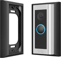 Ring Doorbell Mount - Hidden River Lab genuine Wall plate for Ring Wired Doorbell PRO (formerly Ring PRO2) - Premium adapter plate - Black