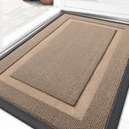 OLANLY Front Door Mat Outside 29.5x17, All-Season Heavy-Duty Rubber Doormat by OLANLY