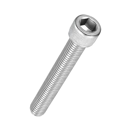 Kozelo 2pcs Socket Head Cap Screws - [M12-1.75 x 80mm] 304 Stainless Steel Allen Socket Drive for Electrical Motor 3D Printing Fan Engine Replacement Use, Silver