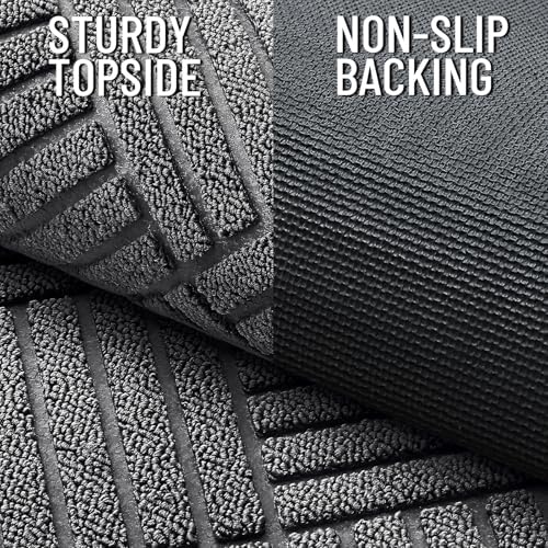 OLANLY Front Door Mat Outside Entrance 35x23, Waterproof Heavy-Duty Doormat - Image 4