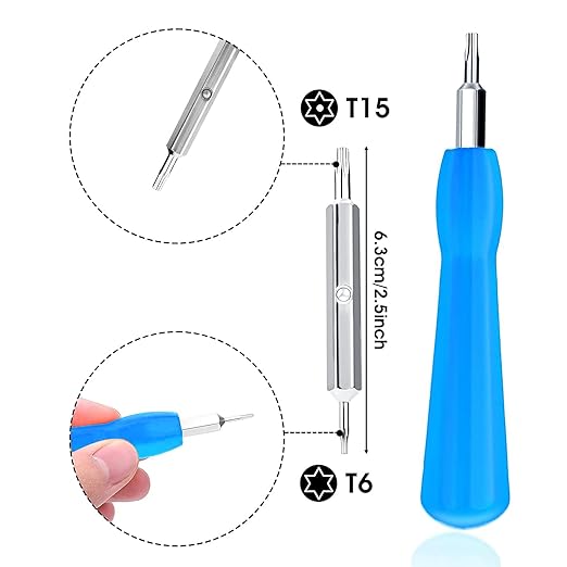 Replacement Screwdriver T6 T15 & + 20Pcs Screws Fit Ring Doorbell 2 3 4 Plus Pro Elite