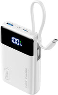 INIU Portable Charger, Small 20000mAh Power Bank with Built-in USB-C, 45W Fast Charging Flight Travel Emergency, for Family Students Women Men Kid Girl Boy