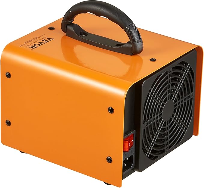 VEVOR Ozone Generator, 12000mg/h Ozone Machine, High Capacity Commercial/Industrial Ozone Generator Machine with 0-120 min Time Setting for Rooms, Cars