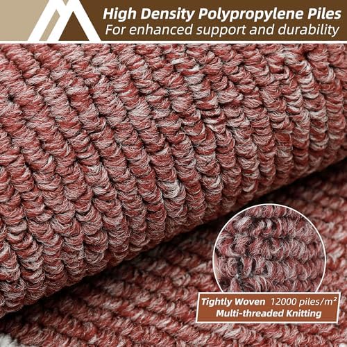 COSY HOMEER Kitchen Rugs Sets of 2 Non-Slip Washable,20"x30"+20"x48" - Image 2