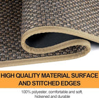 SUMLANS Kitchen Mats Set of 2 PCS for Floor, Washable Non Slip Rugs, Brown - Image 6