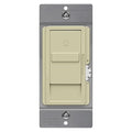 TOPGREENER Digital Dimmer Light Switch for 200W Dimmable LED/CFL Lights, Single Pole Led Slide Dimmer Switch, Neutral Wire Not Required, UL Listed, TGDS1-I, Ivory,1 Pack