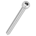 Kozelo 25pcs Socket Head Cap Screws - [M4-0.7 x 45mm] 304 Stainless Steel Allen Socket Drive for Electrical Motor 3D Printing Fan Engine Replacement Use, Silver