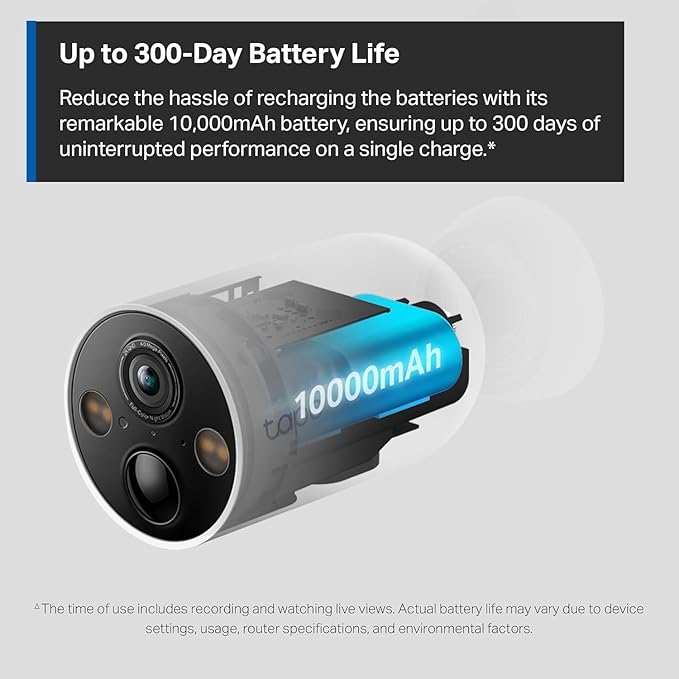 Tapo MagCam 2K+ - 2025 Wirecutter Best Outdoor Security Camera & PCMag Editors' Choice, Wireless Battery Power, Magnetic Mount, Subscription-Free SD Storage or optional Cloud, Person/Vehicle Detection