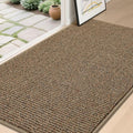 BEQHAUSE Dirt Trapper Door Mat 36" x 60", Non-Slip Washable Doormats, Beige by BEQHAUSE