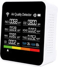 MAVIS LAVEN Smart Air Quality Detector, Portable 14 in 1 Indoor Monitor with Sensors for PM2.5 VOCs Temperature Humidity for Home Office Travel