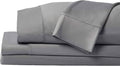 SHEEX - Original Performance Sheets Set (Full) Graphite- Cooling Sheets - Moisture Wicking - 1 Flat Cooling Sheet, 1 Fitted Cooling Sheet, 2 Pillow Covers - Wrinkle Free - Sleep Aid