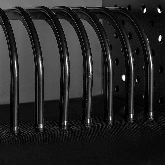 Line Leader Compact 16 Device Rolling Mobile Charging Cart for Chromebooks, Laptops, Tablets, Charging Station For Classrooms and Offices, Includes Power Strip and Locking Cabinet (Black, 34in x 23in)