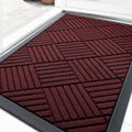 OLANLY Front Door Mat Outside Entrance 33x21, Waterproof Heavy-Duty Doormat by OLANLY