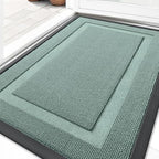 OLANLY Front Door Mat Outside 33x21, All-Season Heavy-Duty Rubber Doormat by OLANLY