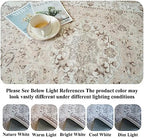 Washable Entryway 3x7 Runner Rug: Farmhouse Kitchen Hallway Rug Runner Wide Soft Water Resistant Floor Mat for Bathroom Nursery Non Slip Indoor Carpet for Living Room Bedroom Dining Room(3x7,Beige) - Image 3
