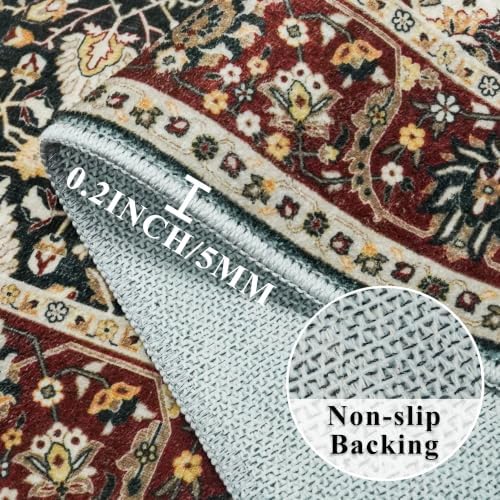 HAOYUNLAI Washable Non-Slip 2x6 Hallway Kitchen Runner Rug Stain Resistant - Image 5