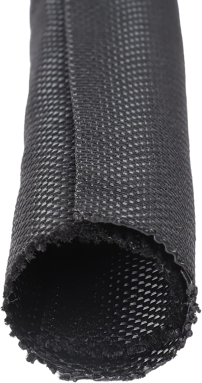 Sonoreboom Split Braided Sleeve Cable Management Wire Loom Cord Covers for Automotive Harness/Primary Wire/Electronic Cable (3/4" - 16 Feet)