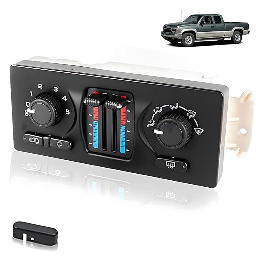 599-210XD Climate Control Module - Compatible with 2003-2009 Chevy Silverado/Avalanche/Suburban/Tahoe/Trailblazer, GMC Sierra/Yukon/Envoy, Cadillac Escalade
