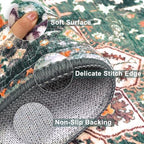 Yamaziot Washable Runner Rug, 2x8 Non-Slip Boho Vintage Hallway Kitchen Rug - Image 4