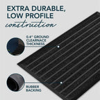 ubdyo Extra Durable Door Mat Outside Entrance (36" x 24", Bright Black) - Image 6